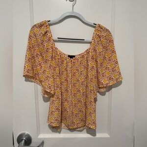 Ann Taylor Multicolor Patterned Top